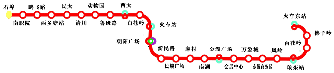 南宁地铁1号线运营时间，南宁地铁1号线运行时间表